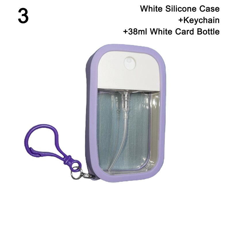 38ML Portable Keychains Card Spray Dispenser Bottle High Pressure Alcohol Disinfectant Mist Spray Bottle: TYHB2171-A3