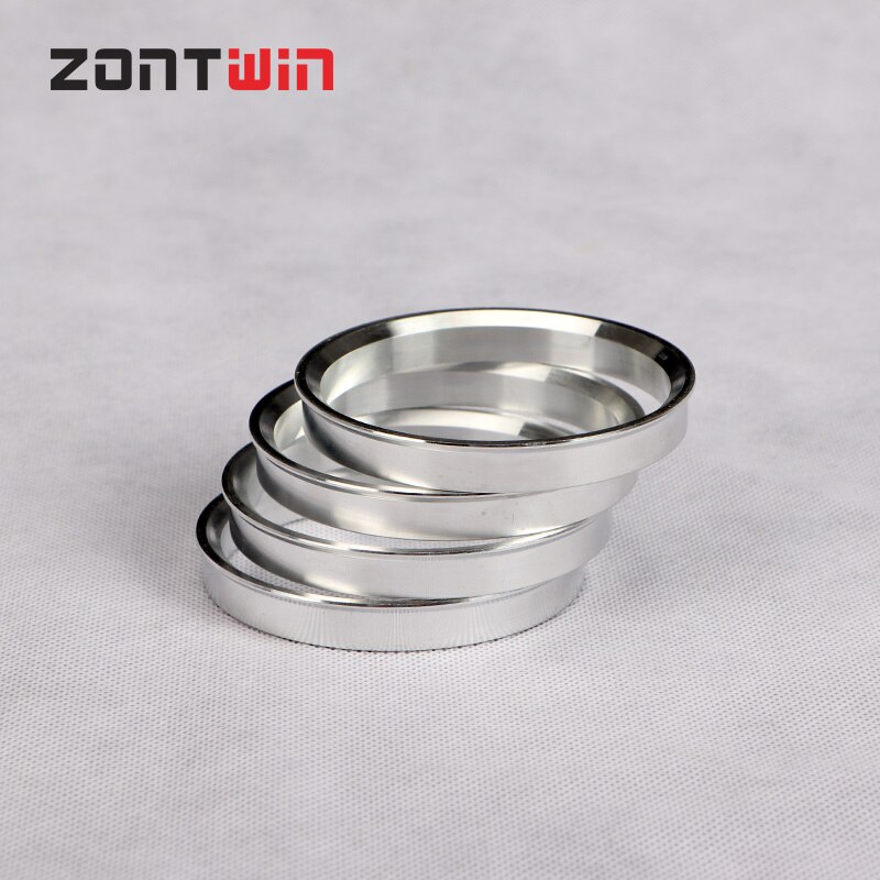 4 st aluminiumnavringar navcentrerade ringar hjulborrning 66.6-57.1 67.1-57.1 70.1-57.1 72.56-57.1 72.6-57.1 70.1-66.5 70.1-67.1mm