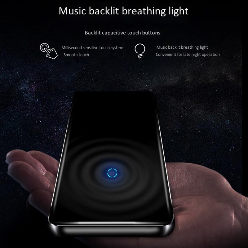 MP4 Smart Music Player HD Press Sn Bluetooth Player HIFI Sound MP3 Video Player