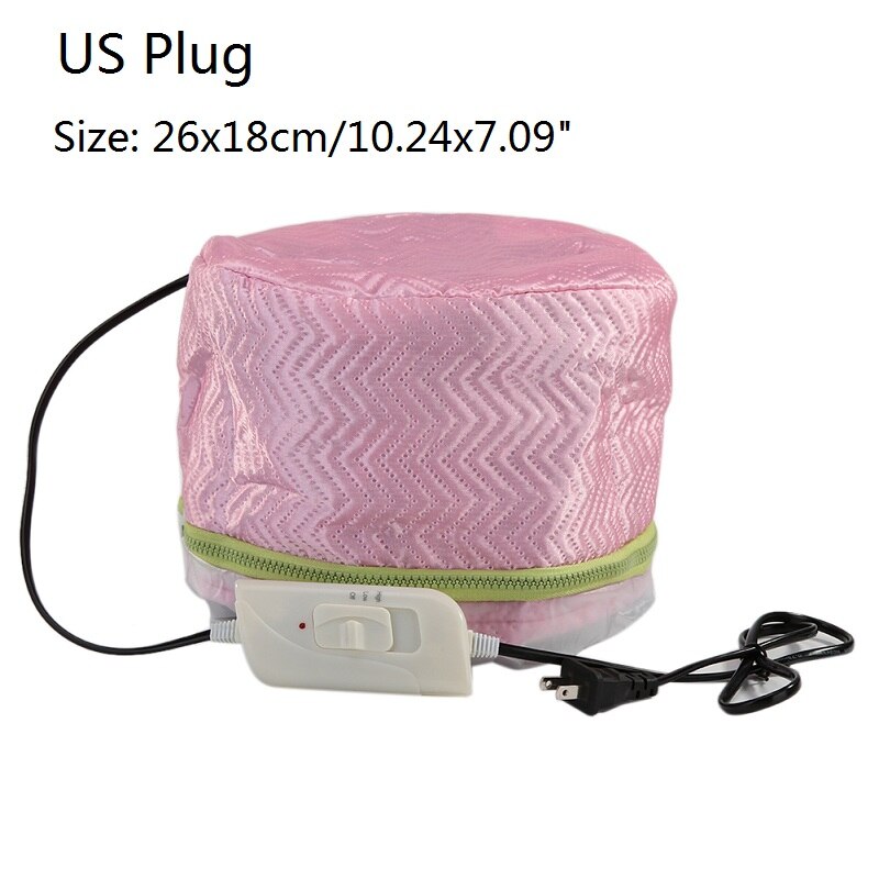3 Modes Verstelbare Haar Steamer Cap Drogers Elektrische Haar Verwarming Cap Hoed Salon Thuisgebruik Diy Haar Spa Voedende Styling gereedschap: D  US Plug