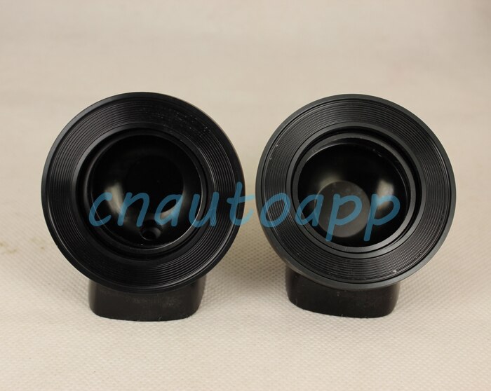 Tweeter coche Base de aluminio cajas de altavoces - negro ( un par )