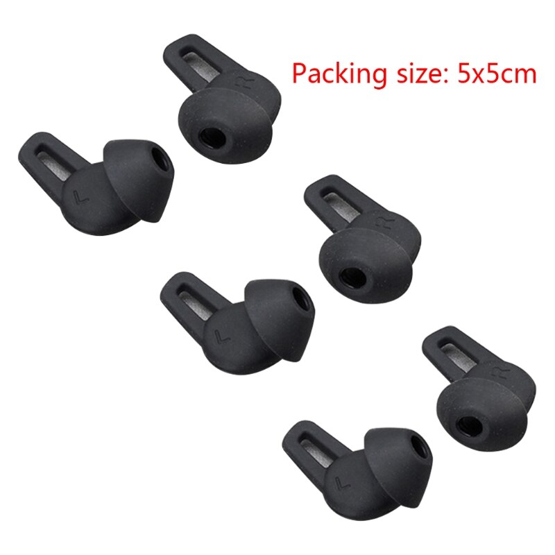 6Pcs Oordopjes Cover In-Ear Tips Zachte Siliconen Skin Voor Huawei Freelace Pro R9CB