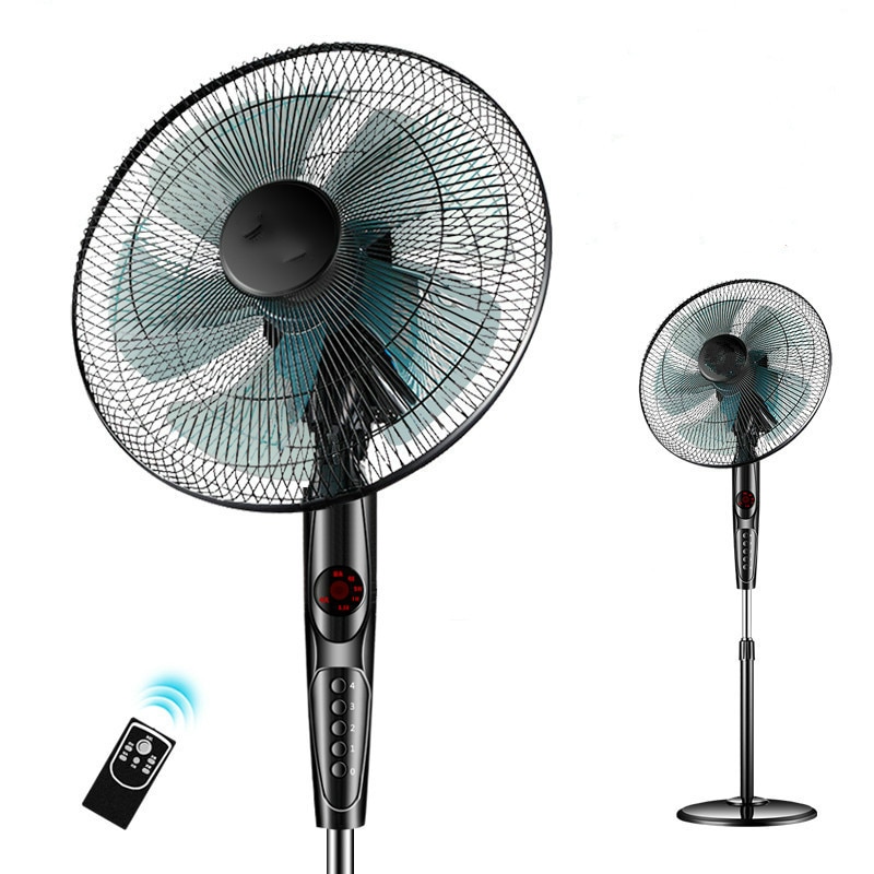 Electric Floor Stand Cooling Fan Remote Air Blower Timer Mute Household Dormitory Timing sheke head Cooler Ventilator EU US