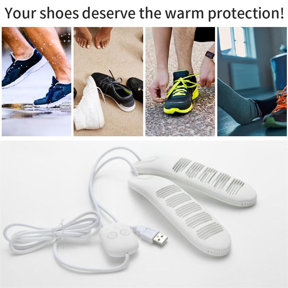 Bærbar usb skotørrer intelligent timing elektrisk støvletørrer sterilisering desinfektion fodbeskytter enhed skovarmer