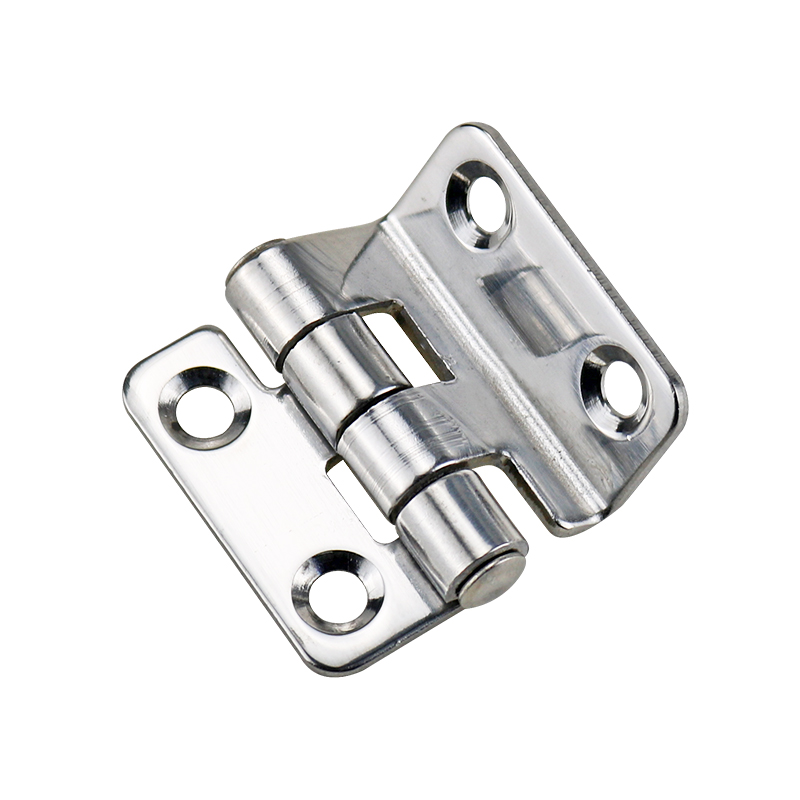 304 Stainless Steel Right Angle Bend Hinge For Industrial Instrumentation Cabinet Door Hinges: Default Title