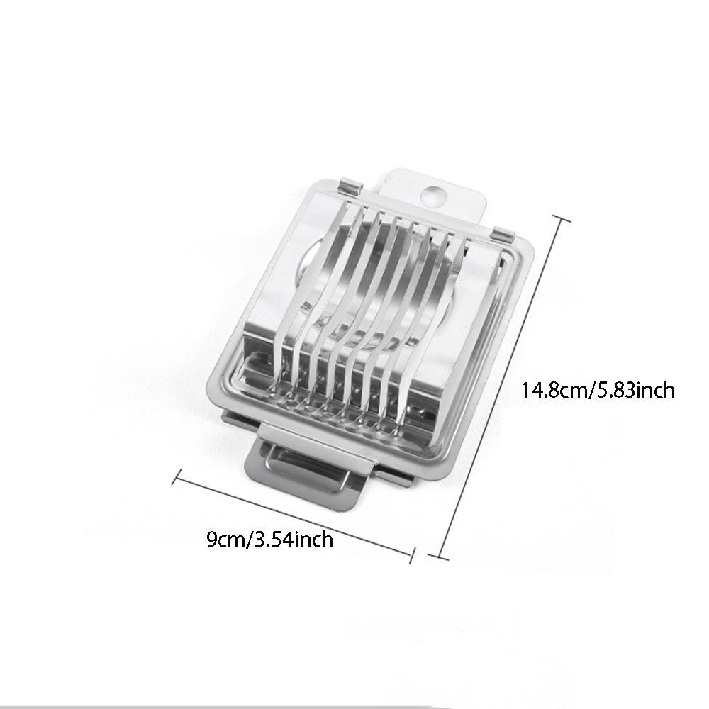 Keuken Rvs Ei Cutter Draad Ei Slicer Voor Hardgekookte Eieren Sectione Cutter Mold Keuken Tool Gadgets Accessoires