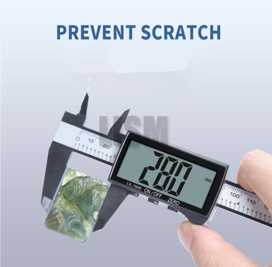 3 styles electronic digital display vernier caliper Inch/Metric Conversion 6Inch 0-150mm HD full-screen caliper measurement tool