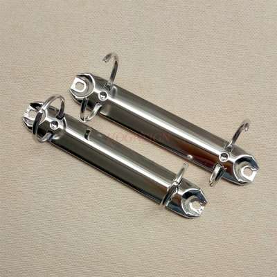 10 szt. Klips z dwoma otworami klips robić segregatorów zacisk okrągły mocna stal nierdzewna teczka sprzętu akcesoria piśmiennicze