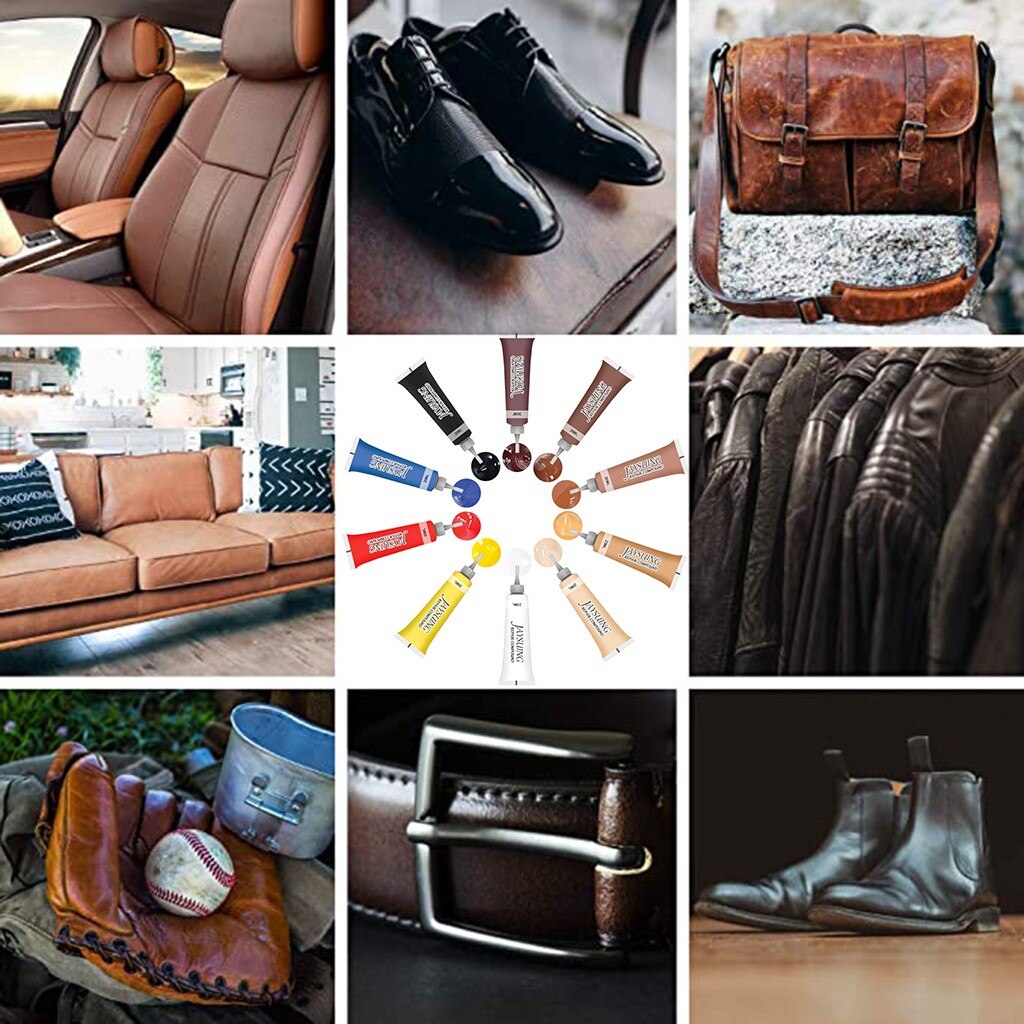 Leather and Vinyl Repair Kit - Furniture Leather Cleaner Couch Car Seats Sofa Coats