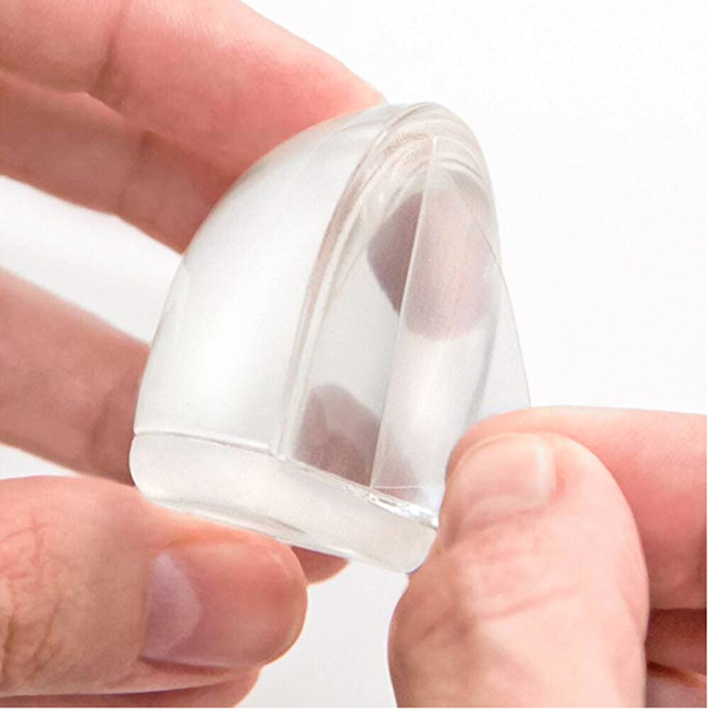 1Pcs Acryl Deurstopper Geen Behoefte Punch Transparante Zelfklevende Deur Houder Deur Stop Voor Home Office Beschermen Muren en Meubels: 1pc