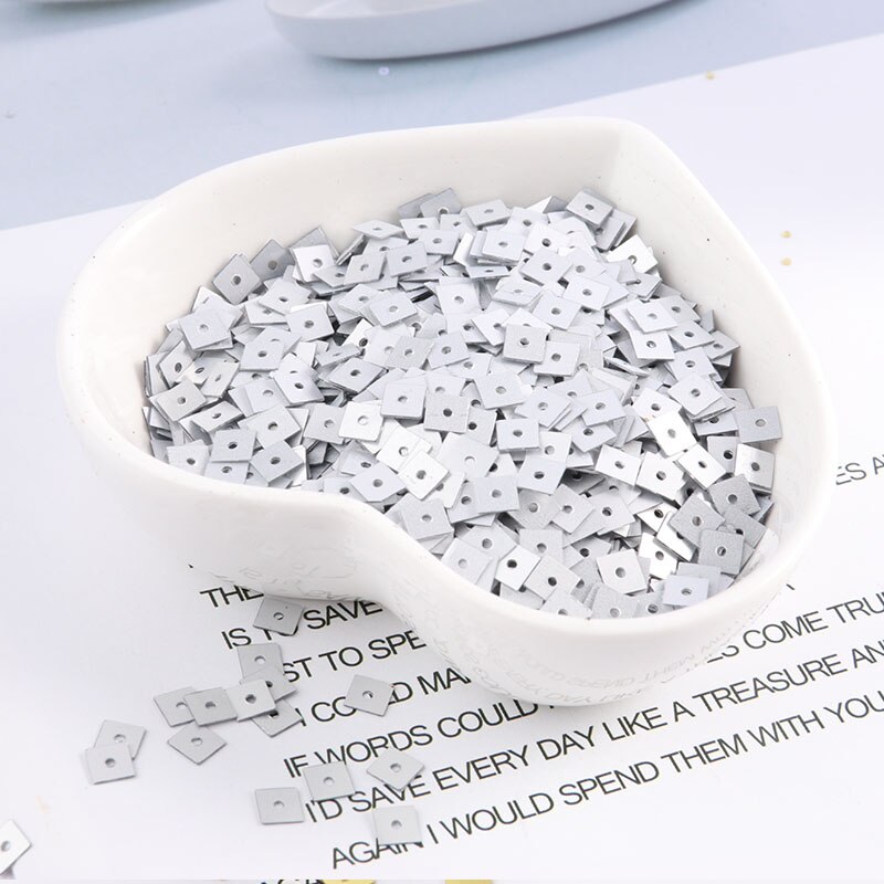 Multi Size 4Mm/5Mm/7Mm Vierkante Pailletten Pailetten/Platte Pvc Sequin Naaien Ambacht, kids Diy Plakboek, Vrouwen Kleding Accessoires
