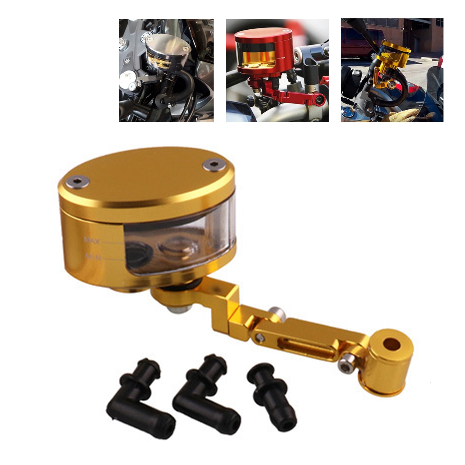 Universele Motorfiets Rem Koppeling Tank Cilinder Fluid Olie Reservoir Cup Voor Honda Yamaha Ducati Suzuki Kawasaki