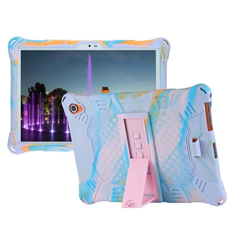 Funda de silicona para tableta Teclast M18 de 10,8 pulgadas, soporte ajustable con bolígrafo capacitivo