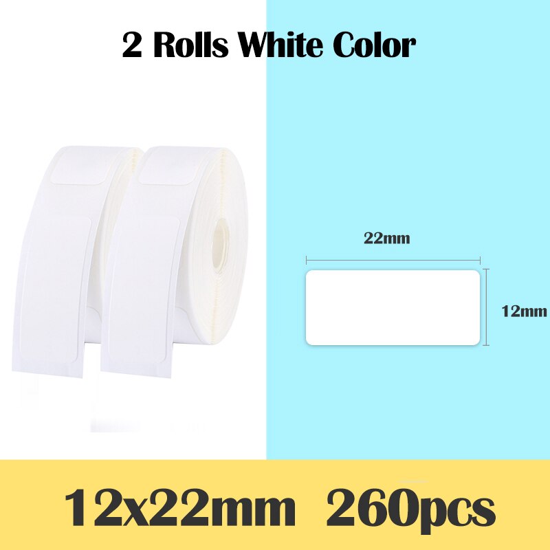 Niimbot D11 Afdrukken Label Artikelen Waterdicht Anti-Olie Scheurbestendig Prijs Label Pure Kleur Krasbestendig Label papier: C4