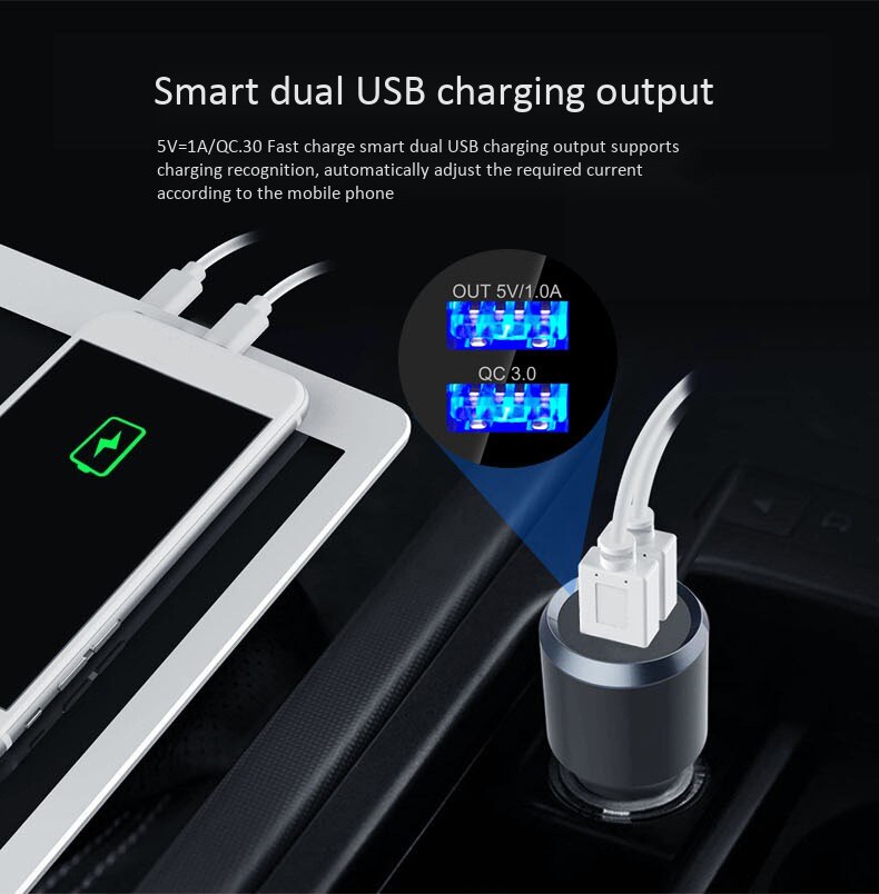 Dab002 Dab Digitale Radio Ontvanger Fm Tuner Radio Auto Bluetooth Zender Adapter Fm Dav/Dab Tuner Broadcasting