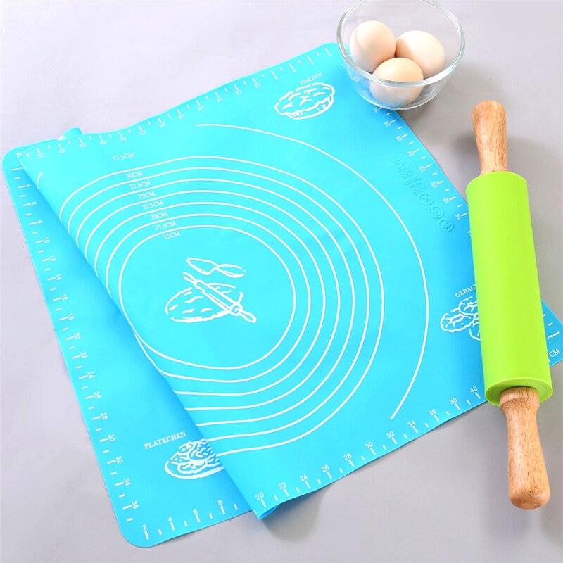 50x40cm non-stick Siliconen Bakken Mat Deeg Mat Siliconen Mat voor Oven voor Cookies Fondant Gebak keuken Bakvormen Koken Gereedschap