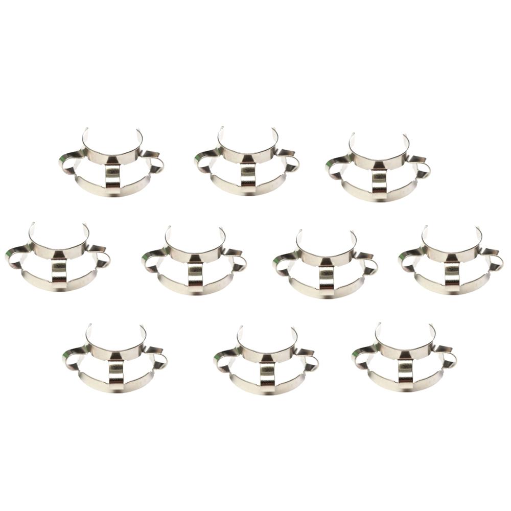 10PCS 14/23,14/20 Stainless Steel Clip,Keck Clamp,For 14# Glass Ground Joint