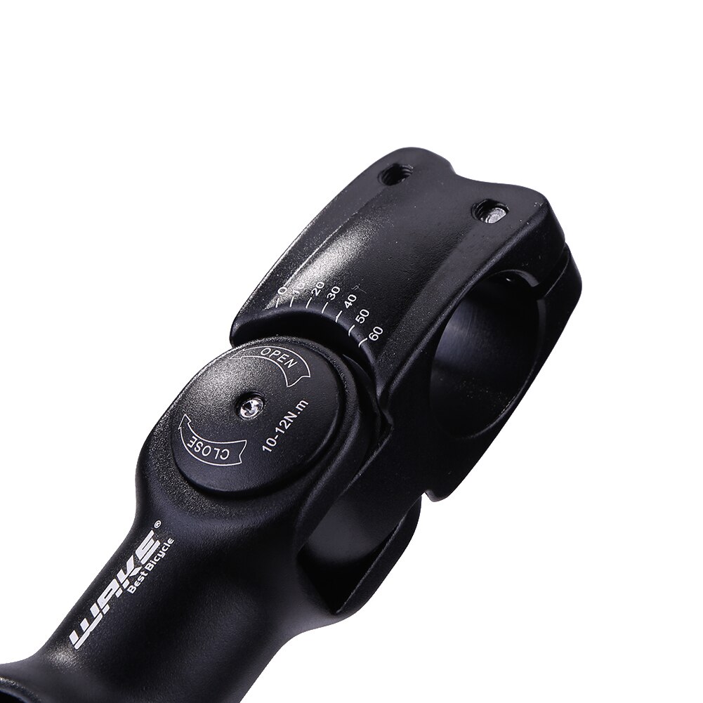 Wake 25.4/31.8mm Bike Handlebar Stem Riser Adjustable MTB Front Fork Adapter Sandblasting Wear-resisting Anti-Seismic Parts