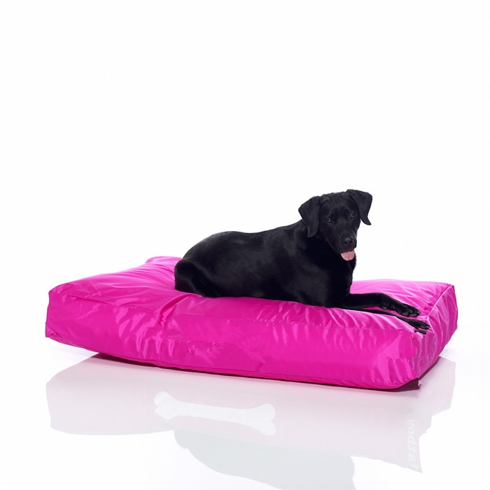 EXTRA large 100cm x 70cm x 20cm size dog bean bag sofa beds, pet beanbag cushion,waterproof and tear repellent beanbag bedding: hot pink