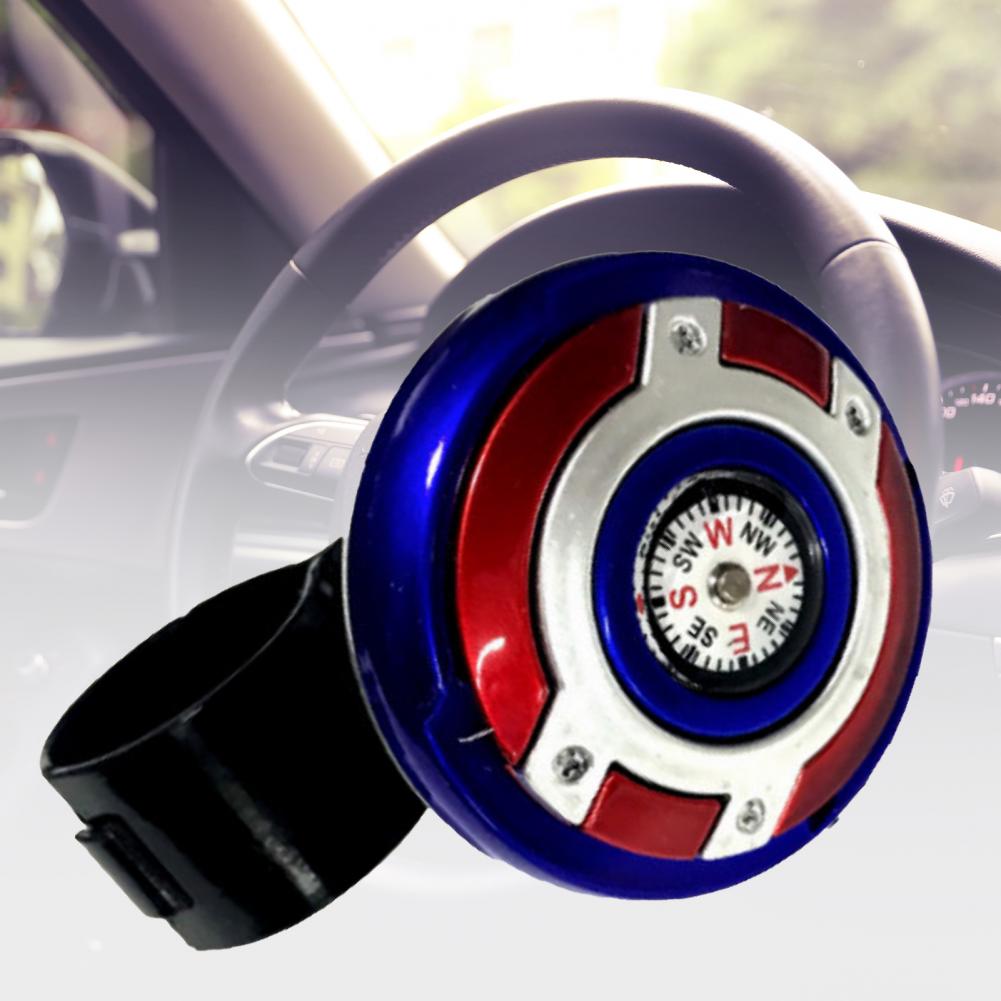 Knob Stylish Universal Metal Steering Wheel Grip for Vehicle