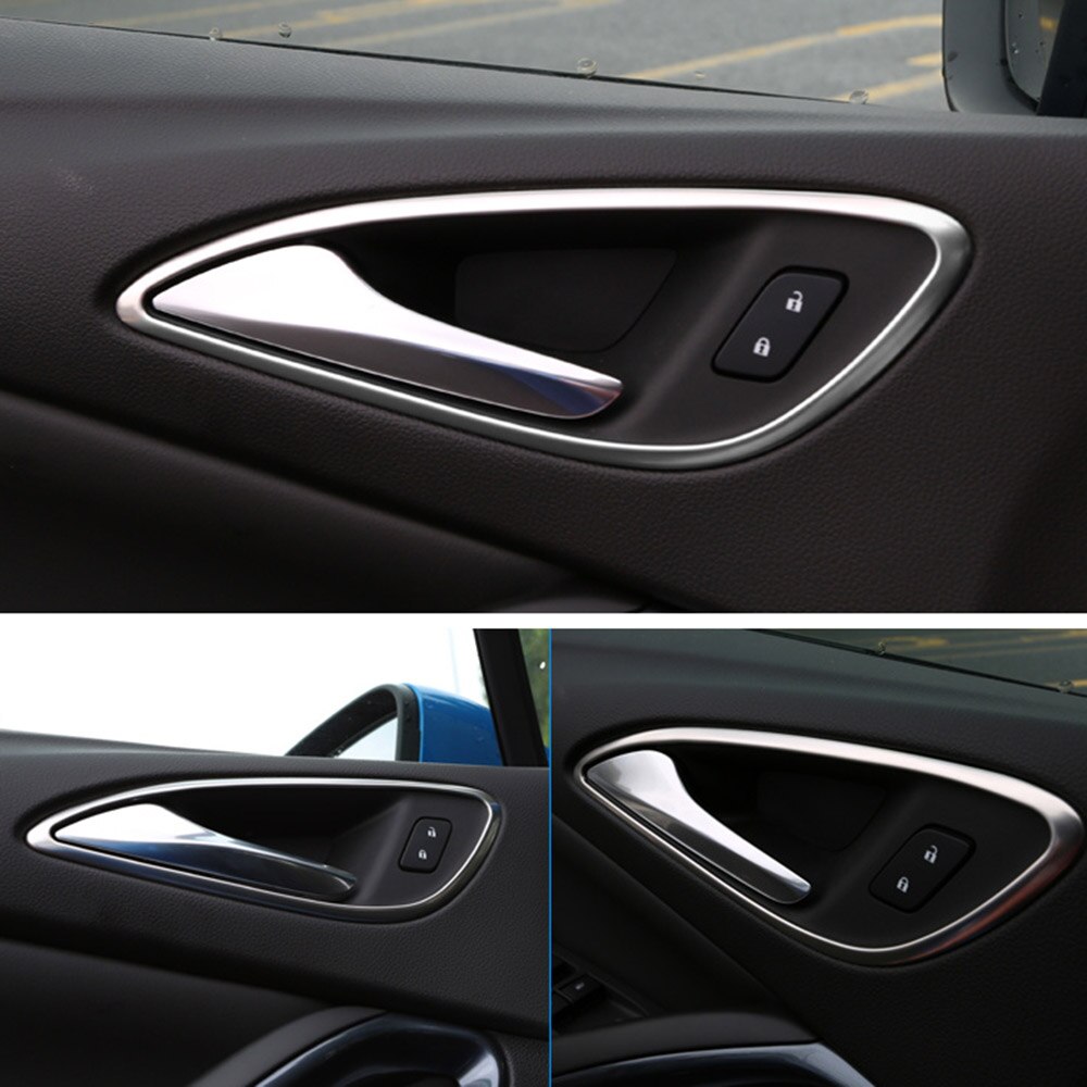 Moldura de borracha para porta interior automotivo, moldura de guarnição para opel astra k 2017 2018 2019, acessórios