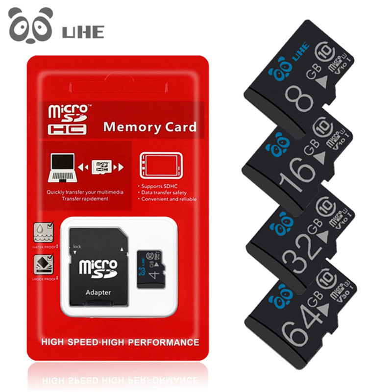 Micro Sd-kaart 32Gb Geheugenkaart 4Gb 8Gb 16Gb Tf Kaarten 64Gb c10 Tarjeta Micro Card Sd Met Adapter Mini
