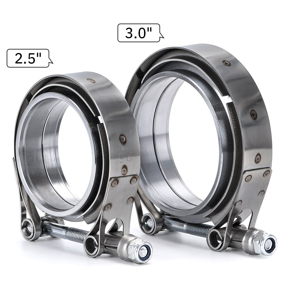 V Band Uitlaat Klem 2.5 Inch 3 Inch 63Mm 76Mm Uitlaat Mannelijke En Vrouwelijke Flens Vband Klem V-Band Uitlaat Klem
