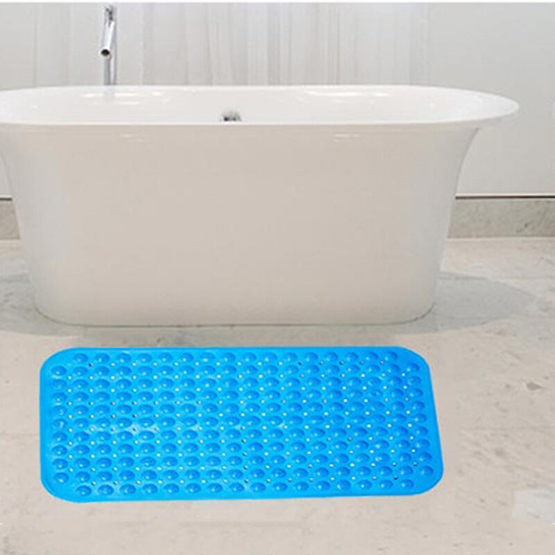 Long PVC Bath Mat Massage Bathroom Rugs Safety Anti Slip Shower Bathtub Mat Suction Cup Floor Mat Foot Pad 40x100cm