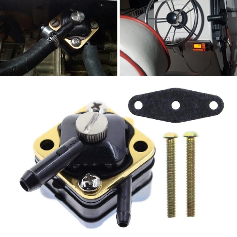 Pompe À carburant pour Johnson Evinrude 6-15 Hp Hors-Bord 1974-1992 Remplace 397839 395091 Pompe à carburant pour Moteurs Hors-Bord