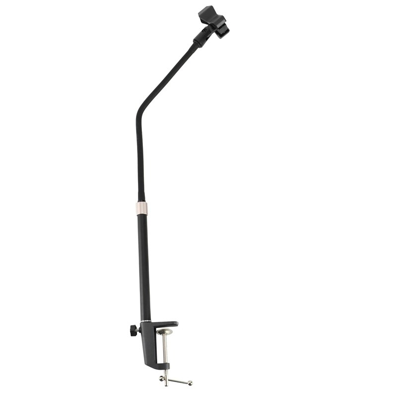 Microfoon Stand-Mic Stand Bureau Microfoon Boom Arm Microfoon Houder Met Zwanenhals 2Pc Mic Clip 360 Verstelbare Standaard