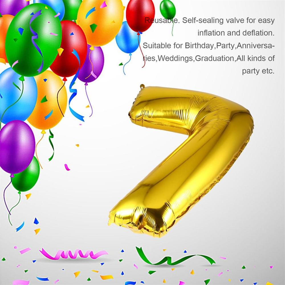 30 Inch Foil Mylar Balloons for Wall Decoration Nu