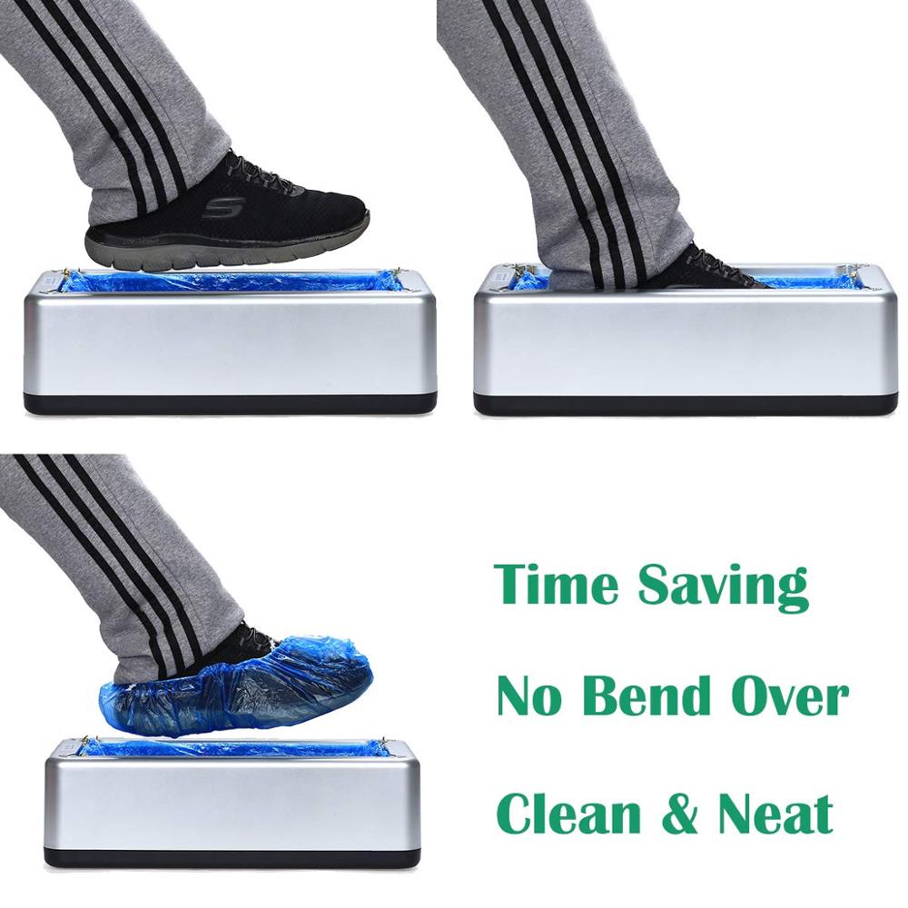 Disposable Shoe Cover Vending Machine Waterproof Shoe Cover Vending Machine Portable Hands Free Machine for Home Office Factory