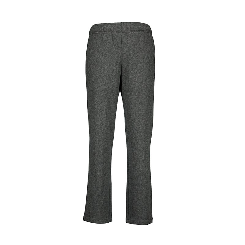 Mannen Gebreide Sport Broek Comfortabele Katoenen Jogging Broek Met Zakken Taille Trekkoord Workout Losse Fitness Broek: Dark gray / M