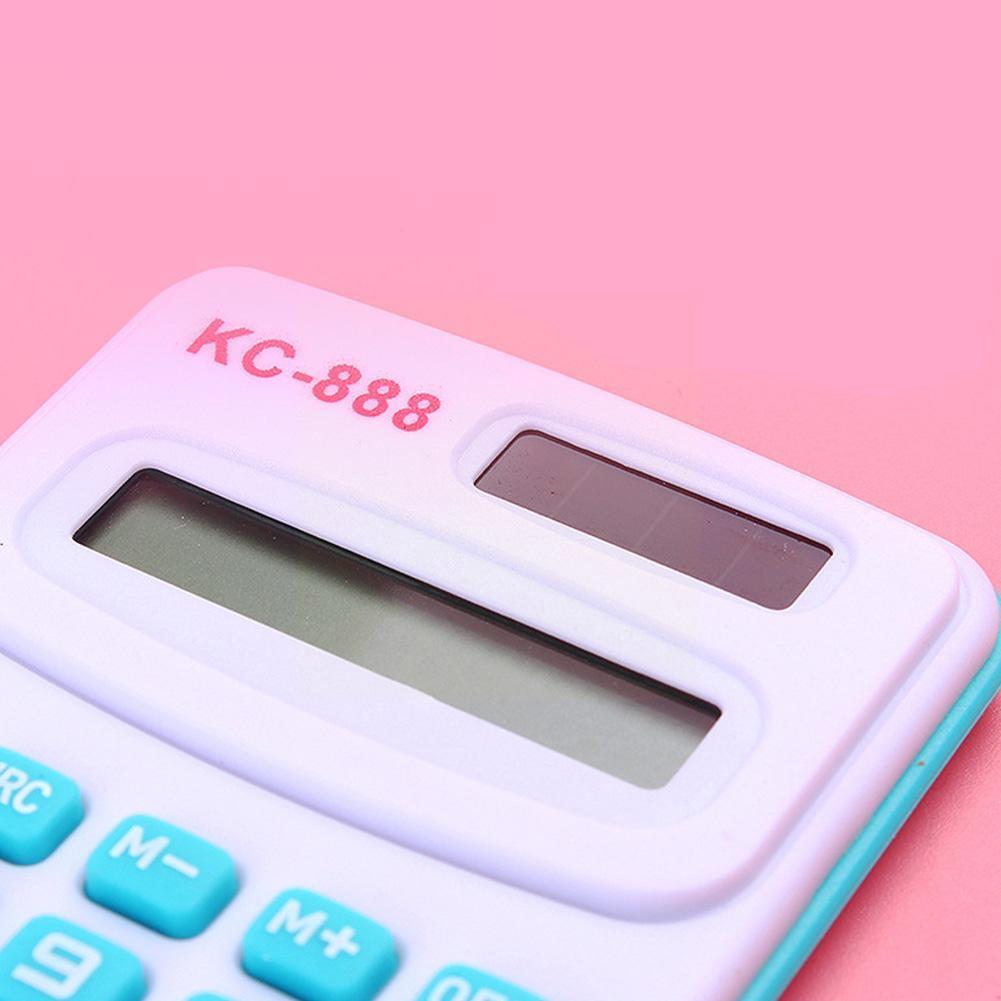 Pocket Size Mini Calculator Portable Digital Display Office Calculator Stationery Supplies Carry 8digit Student Ca R0C3