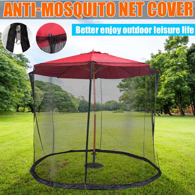 Outdoor Parasol Klamboe Voor Thuis Bed Camping Klamboe Patio Binnenplaats Paraplu Netto Cover Houden Insect Weg Thuis Textiel