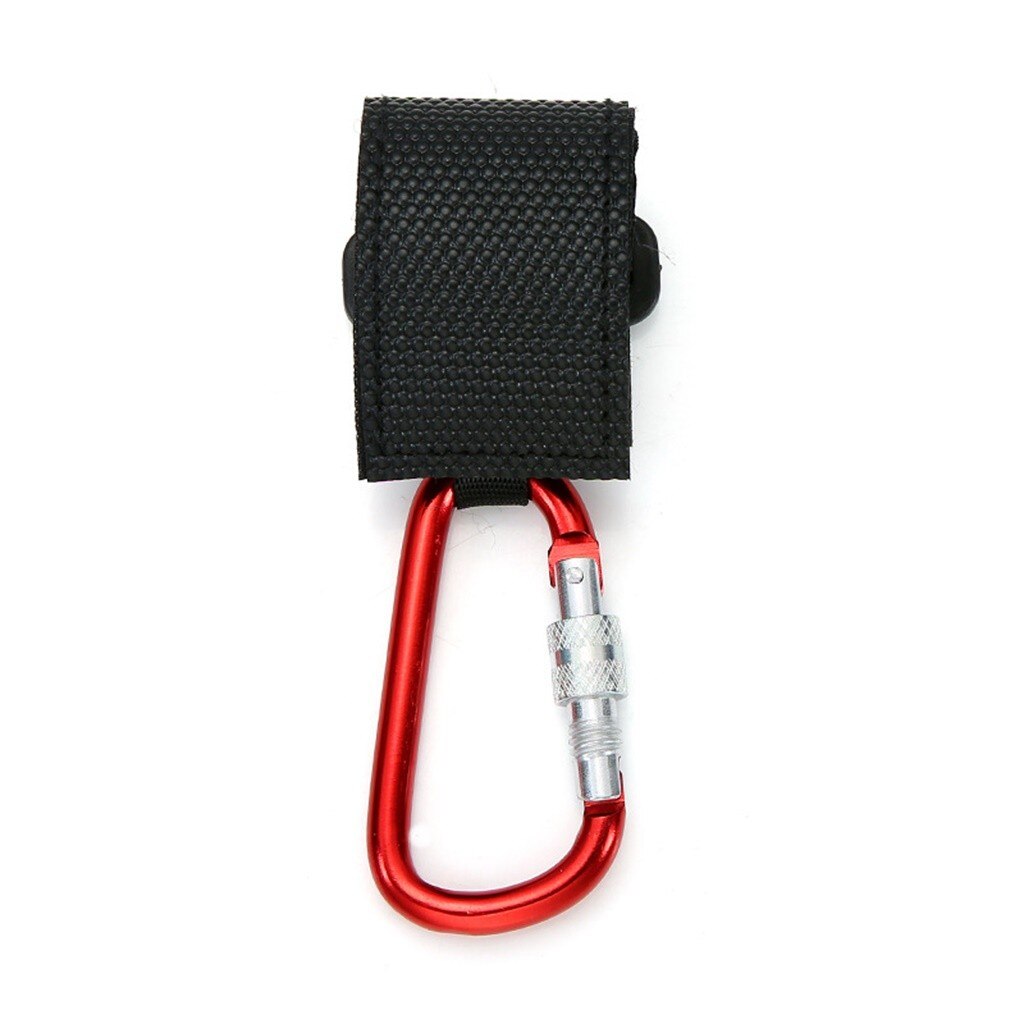 Karabiner Klettern Verschluss Clip Haken Aufhänger Baby Kinderwagen Kinderwagen Clip Haken Buggy Kinderwagen freundlicher Windel Tasche Aufhänger Sicher molle Träger: rot