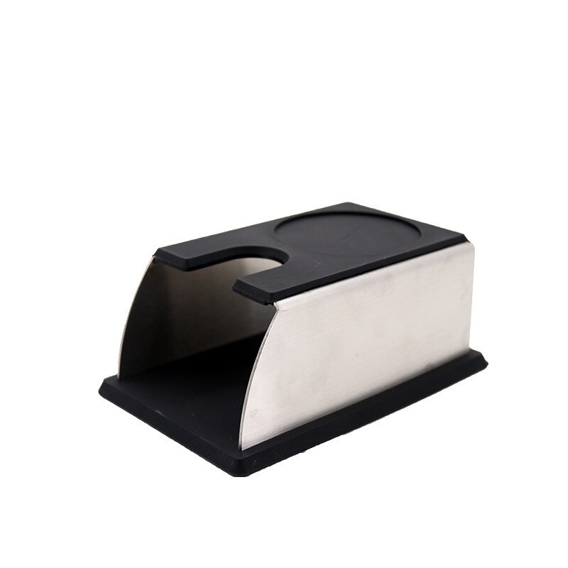 Espresso Coffee Tamper Stand Barista Tool Stainless Steel Silicone Tamping Holder Rack Shelf Coffee Machine Tool Bar Utensils