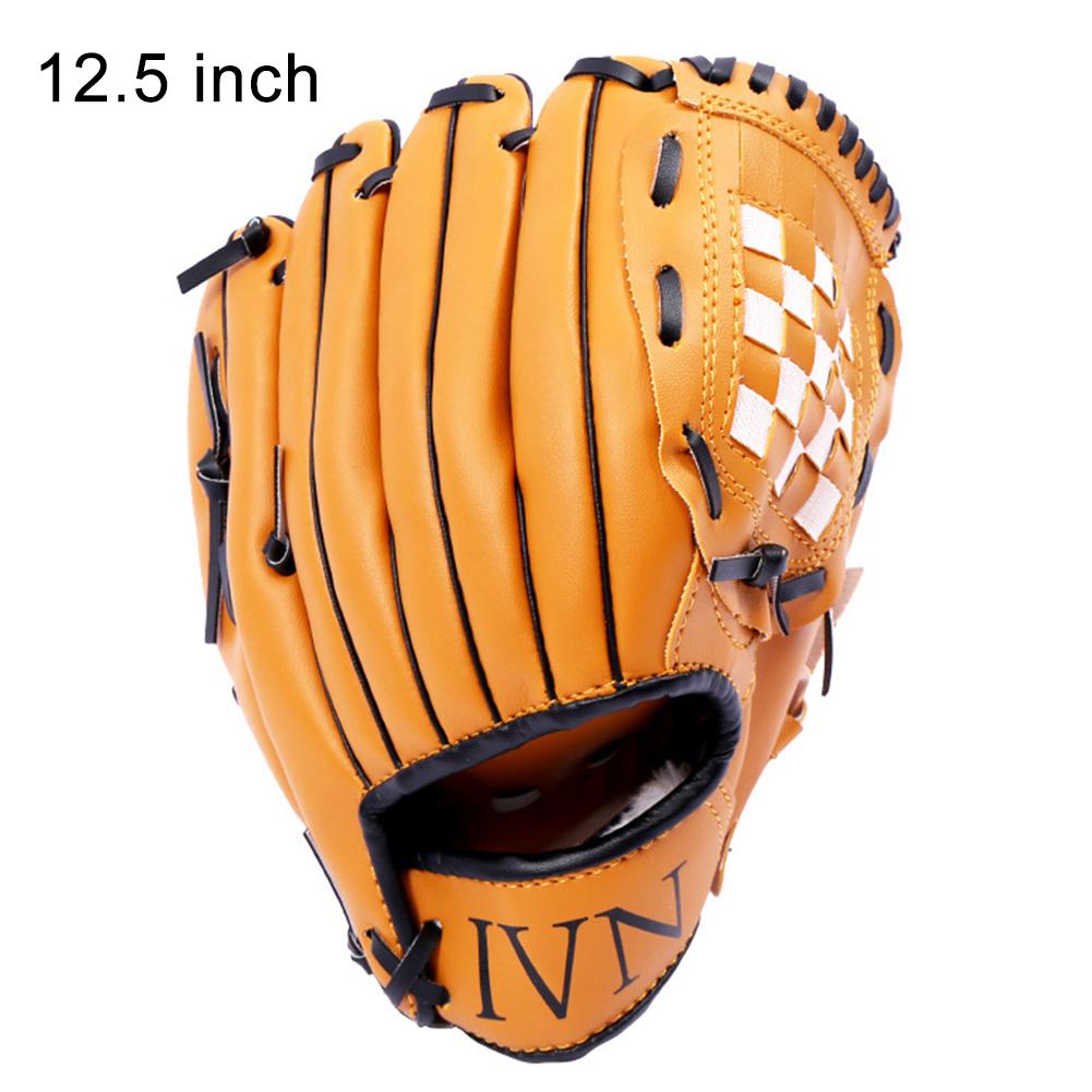 Baseball Handschuh weicher Ball Fausthandschuh Für Jugendliche Männer Frauen Baseball Freien Sport Ausbildung Ausrügestochen Größe 10,5/11,5/12,5 Ich bin Freien Sport