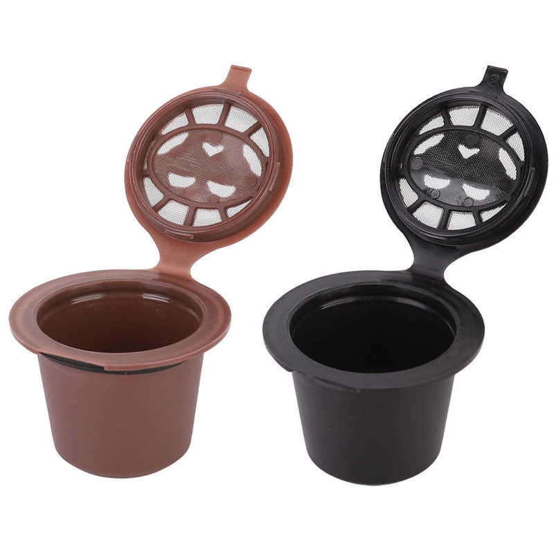 3Pcs Herbruikbare Koffie Capsules Filter Hervulbare Capsules Cup Fit Voor Nespresso Capsule Koffiemachine