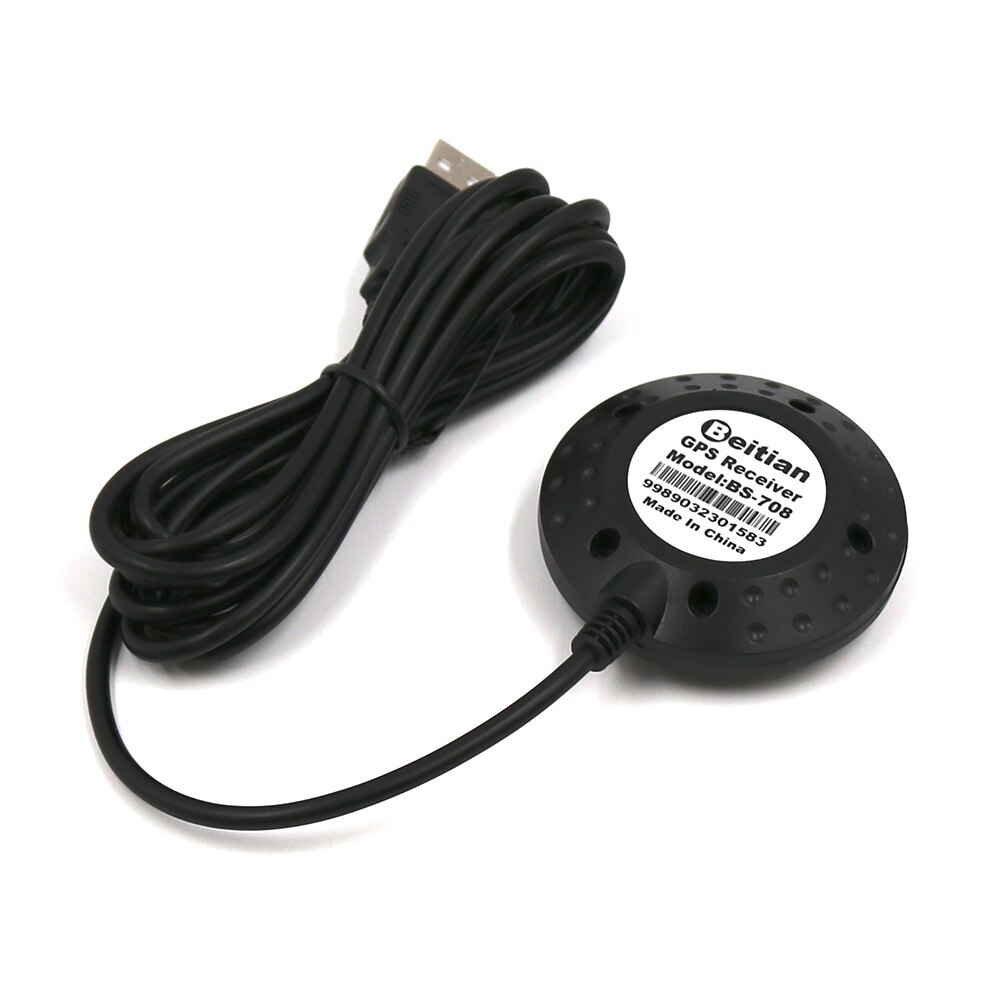 Beitian g-mus, usb gps-mottagare, magnetisk montering , 9600 bps , 2.0m,  usb 2.0 gränssnittskontakt, bs -708,  ersätter bu -353 s 4