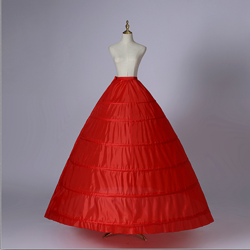 Gonna da sposa sottoveste matrimonio garza gonna crinolina sottogonna accessori da sposa sposa jon-mariage: rosso 6 hoops