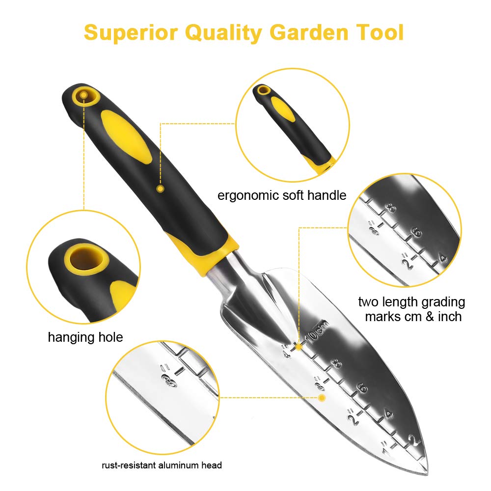 Tuin Gereedschap Hand Troffel, Hark, Cultivator, Wieder Gereedschap Met Ergonomisch Handvat, tuin Gazon Landbouwgrond Transplantatie Tuinieren Bonsai Gereedschap
