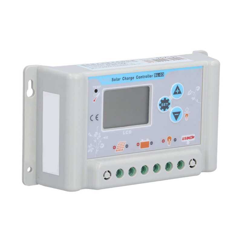 Solar Battery Regulator Solar Charge Controller LCD Display 50V for Caravan for Boat for Motorhome