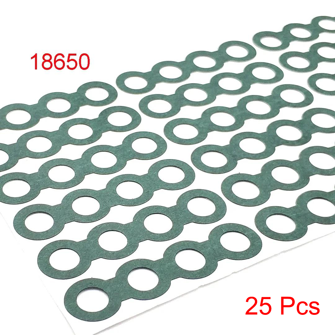 20-100pcs 18650 Li-ion Battery Insulation Gasket Barley Paper Battery Pack Cell Insulating Glue Patch Electrode Insulated Pads: SKY BLUE