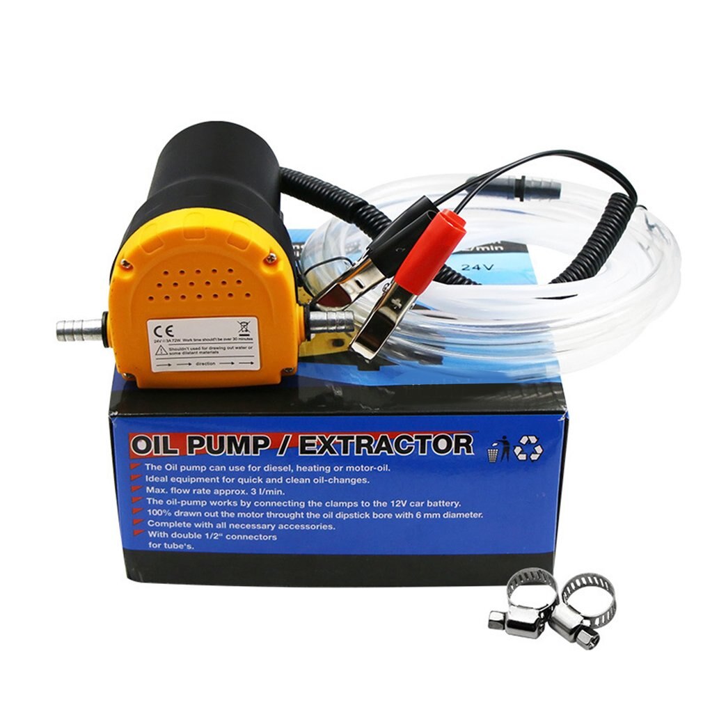 12V/24V Engine Oil Pump Electric Self-suction Pump Motor Oil Diesel Extractor Scavenge Suction Transfer Change Pump for Car