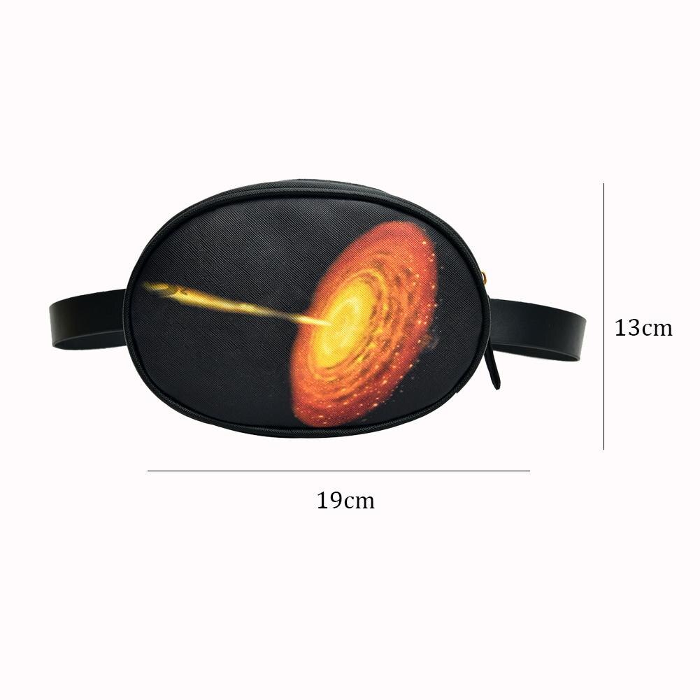 de bolsos de mano de Color al aire libre Casual Fanny Chest Packs mujeres universo estrellas bolsa pequeña bandolera compras: C