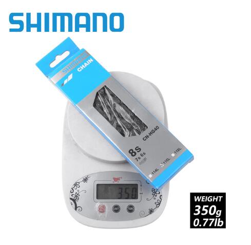 Shimano-cadena móvil para bicicleta de montaña HG50 8S, 6/7/8/9 velocidades, 112L, accesorios para bicicleta de montaña, cadena caja HG40, 116L: HG40 116L has box