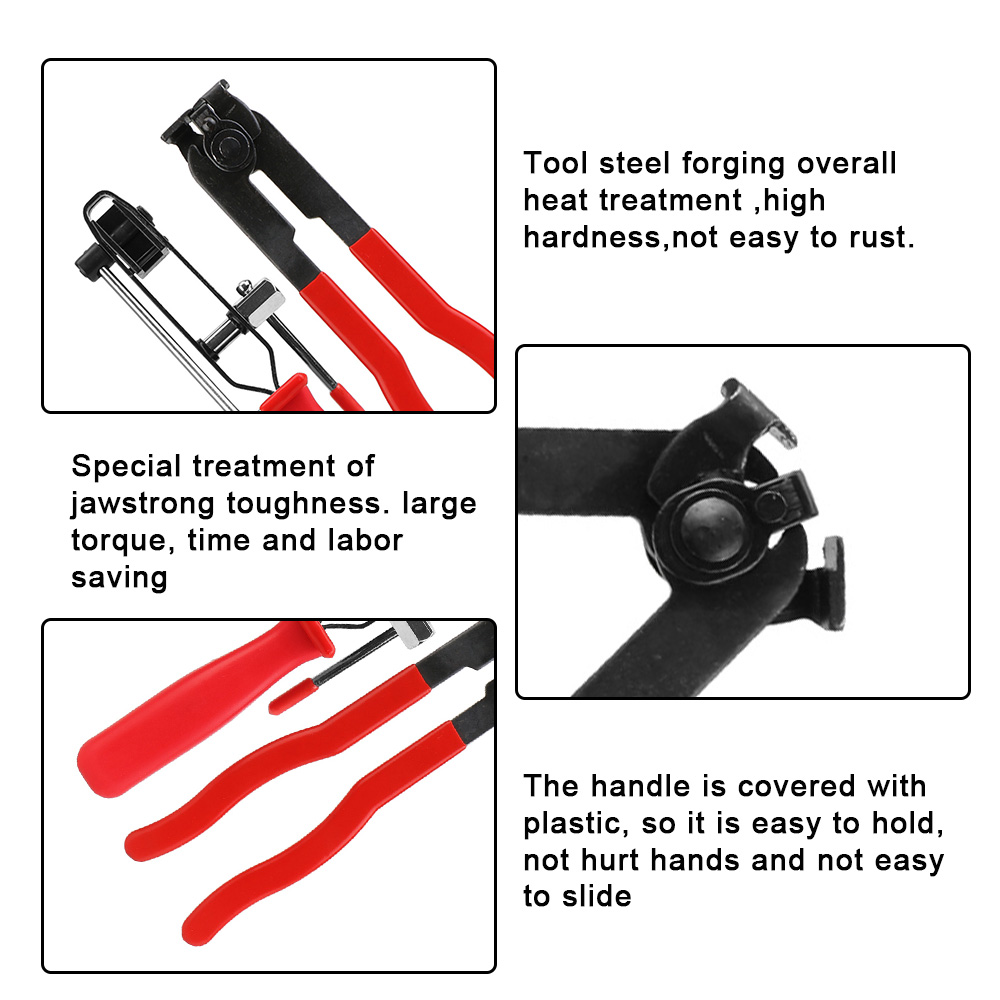 Hand Installateur-Werkzeug Multifunktions Zangen Auto Klemme Crimpen Zange Bausatz CV gemeinsam-Stiefel Klemme Zangen Auto Kraftstoff Filter Rohr Klemme