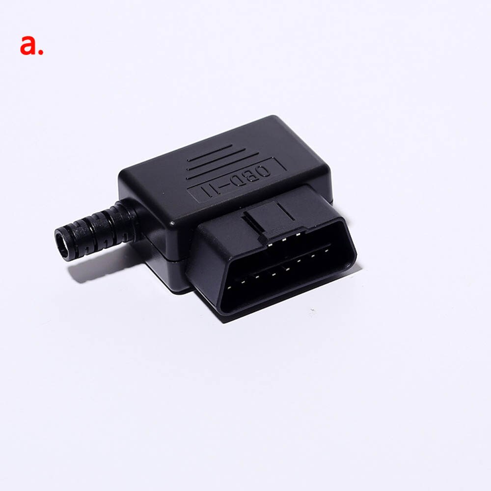10 stück/lot 16- loch-auto-obdii-stecker obd 2 obd 2 16- pin-kfz-stecker obd -ii 16- pin-buchse l-typ-scanner-adapter