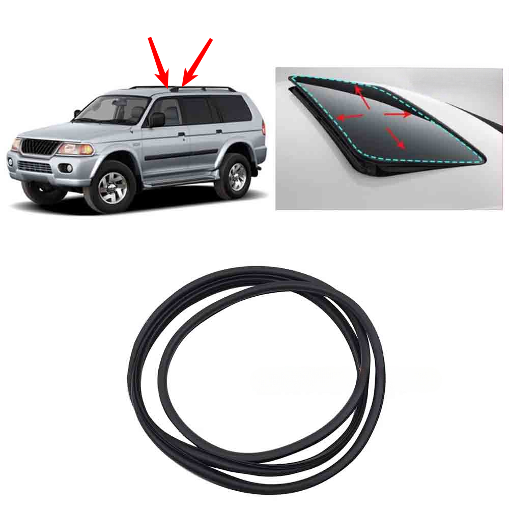 1 stk. gummitætning til tagglas til pajero sport  k90 2000-2006 tætningsliste til montero sport  k80 taggummi 250cm mr199811